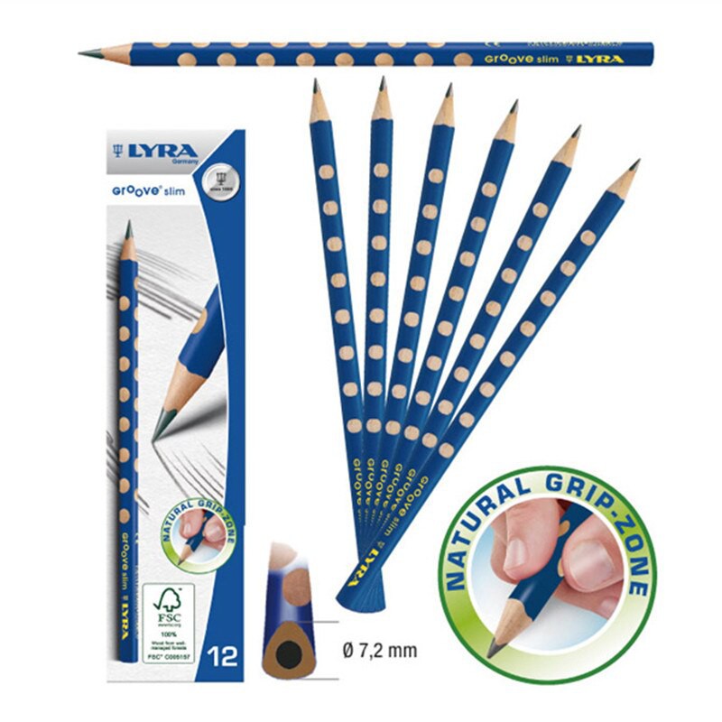 Lyra Slim Groove Hb Lead Pencil Single Piece