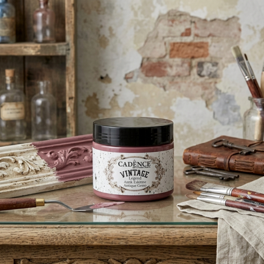 Cadence Vintage Legend Antique Gesso 150ml – 12 Colors