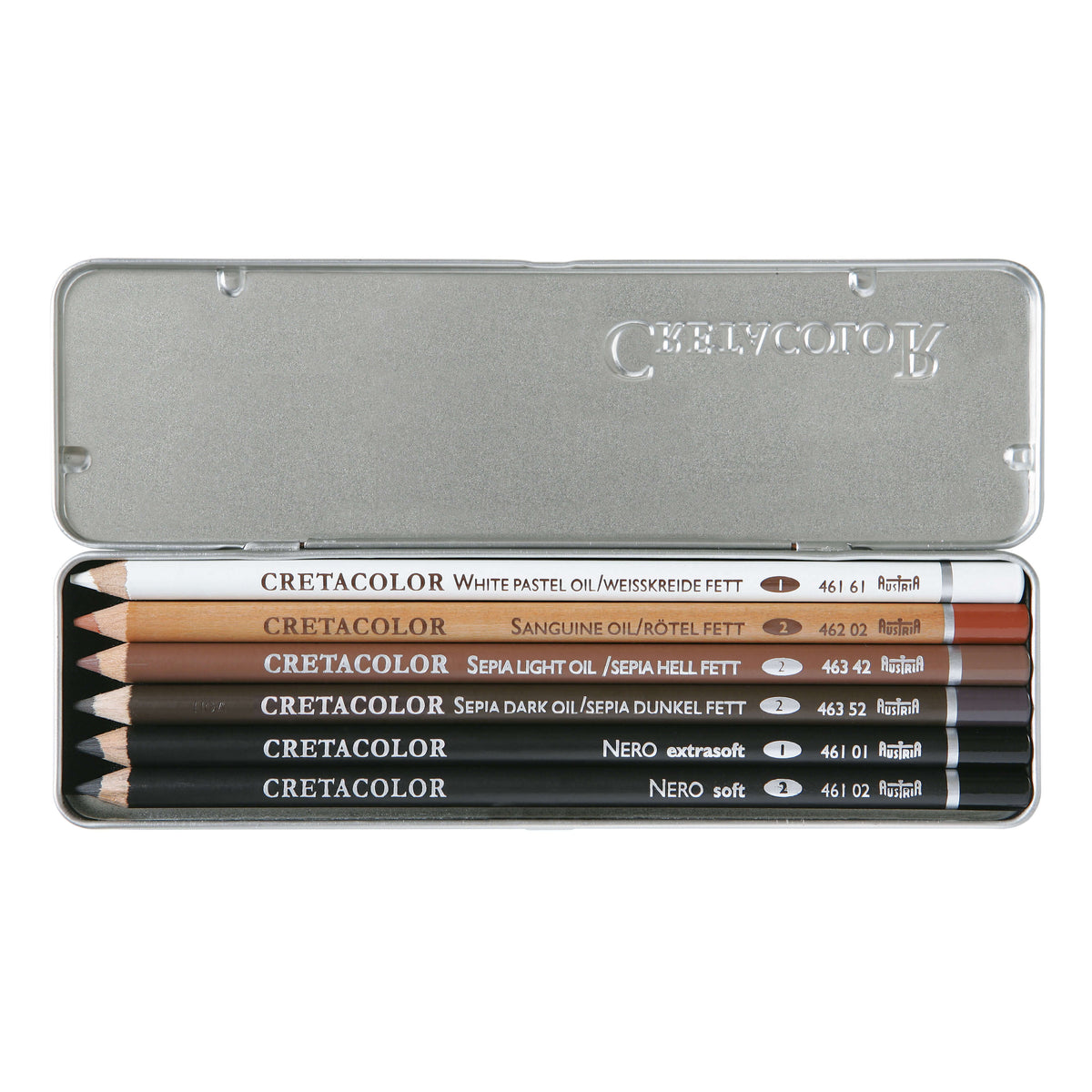 Cretacolor Oil Pencils Drawing Set Of 6 Pcs