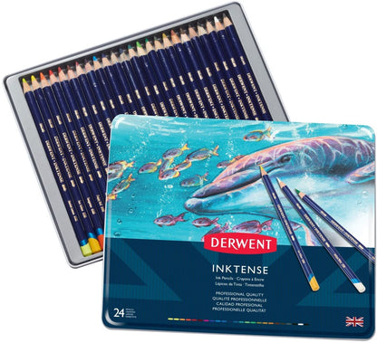 Derwent Inktense Tin Colored Pencil Sets