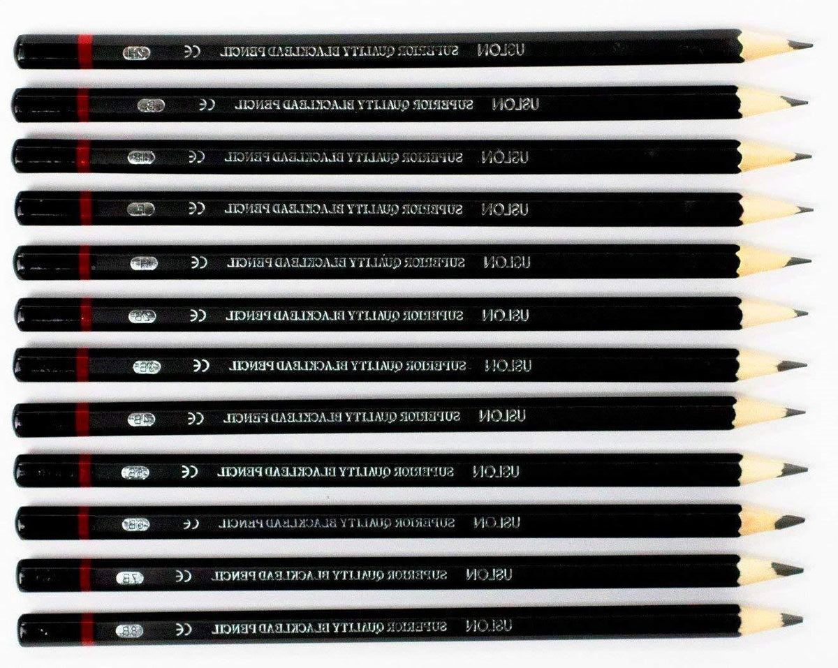 Ulson Drawing & Sketch Pencil Set Of 12 Pieces