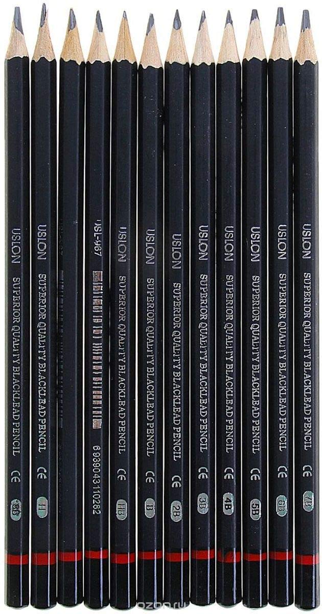 Ulson Drawing & Sketch Pencil Set Of 12 Pieces