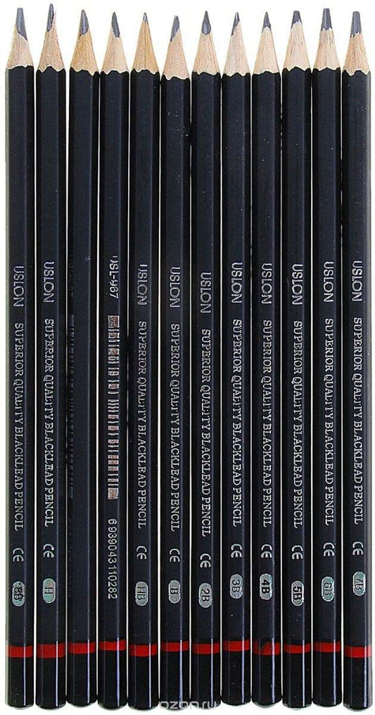 Ulson Drawing & Sketch Pencil Set Of 12 Pieces