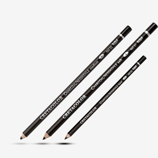 Cretacolor Charcoal Reisschale Pencil Soft Medium Hard