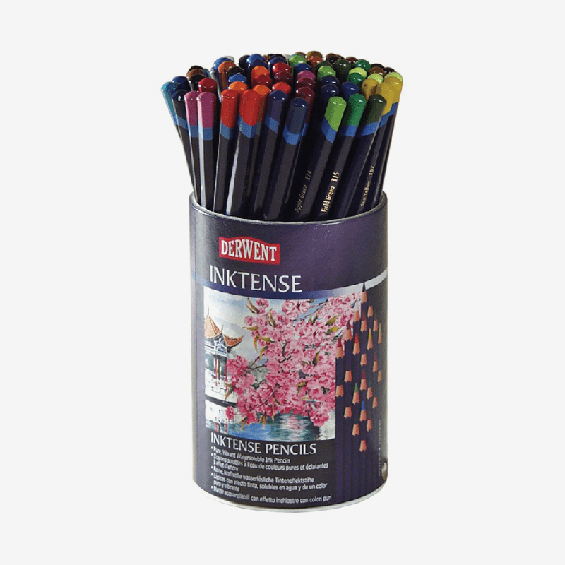 Derwent Inktense Color Pencil Tub Of 72