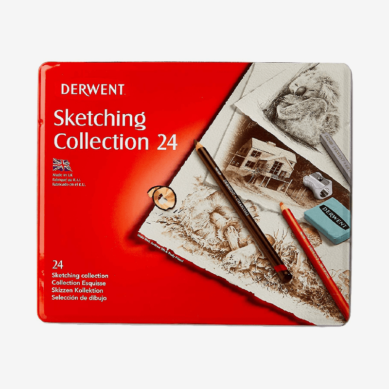 Derwent Sketching Pencil Collection Tin Packs
