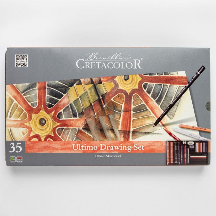 Cretacolor Ultimo Drawing Tin Set 35Pcs